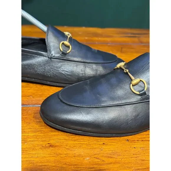 Vintage Gucci horse bit  leather loafers size 39.5 euro - Picture 3 of 9